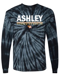 Ashley High School Black Tie Dye Long SleeveT-Shirt - Orders due Monday, June 5, 2023